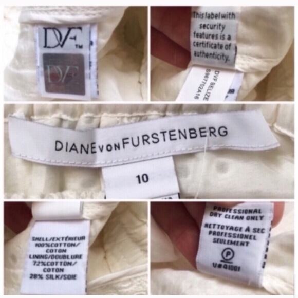 Diane Von Furstenberg DVF Eyelet Shorts - Picture 7 of 8